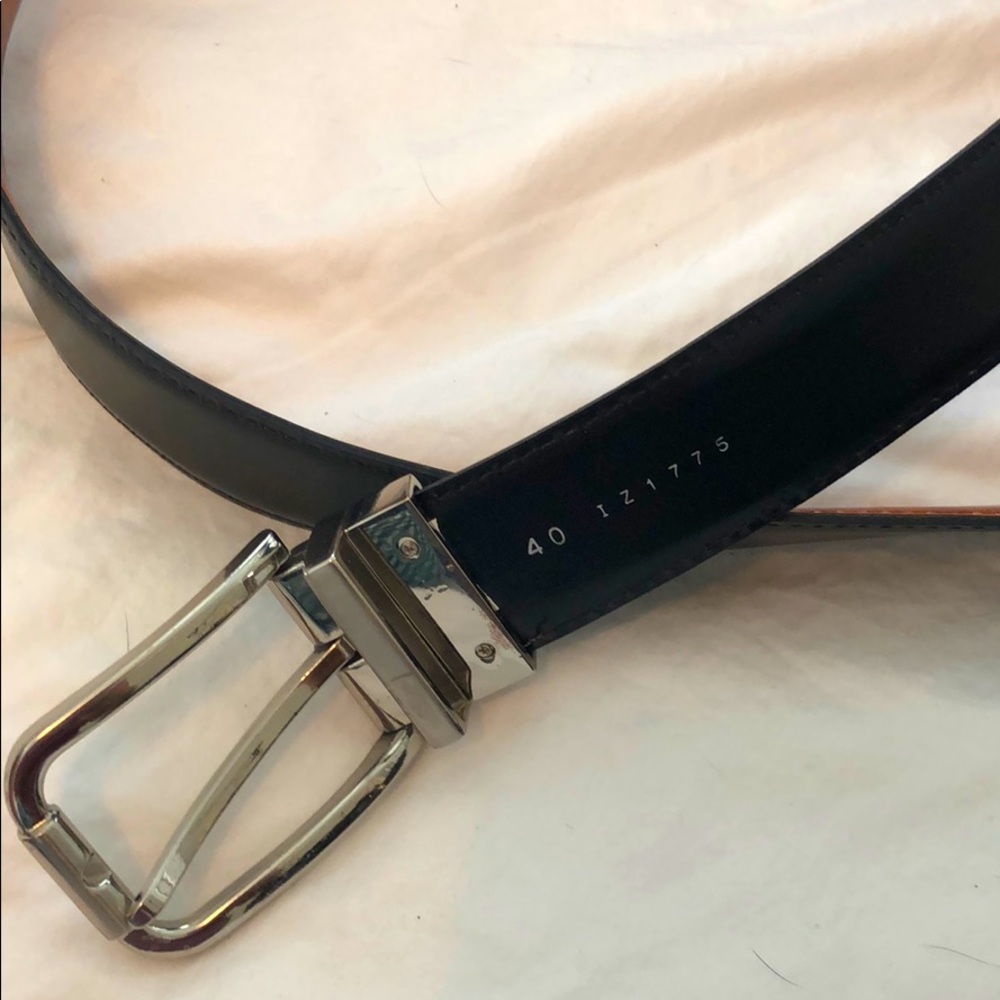Men’s reversible belt. Brown and black.